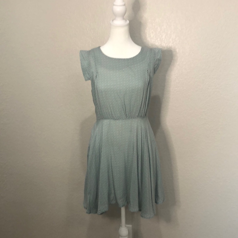 Qmzy Dress 100% Polyester Double Lined